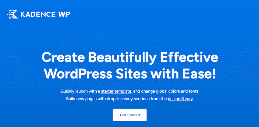 kadence wp special landing page for discount